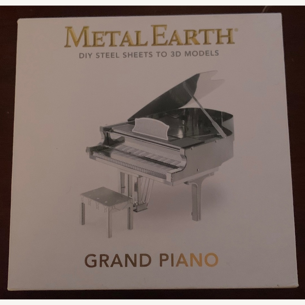 DIY Grand Piano Steel Sheets 3D Model